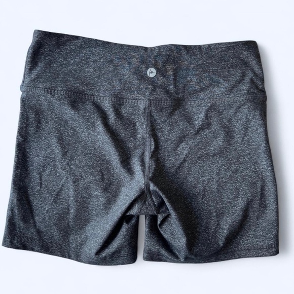 90 Degree By Reflex Womens Charcoal Grey Spandex Shorts Activewear Athleisure XS - Picture 2 of 5